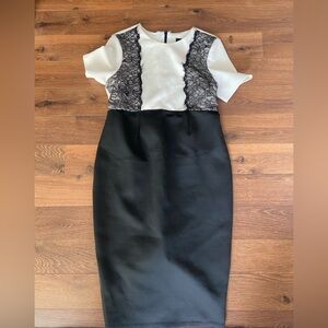 ASOS midi maternity dress